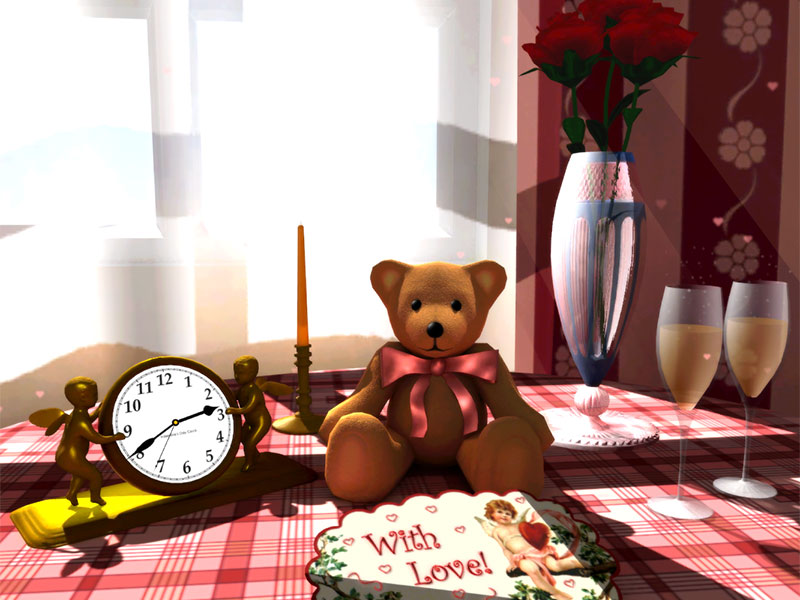 Click to view 3D Valentine's Screensaver 1.0.5 screenshot