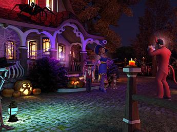 Halloween Cottage 3D Écran de Veille