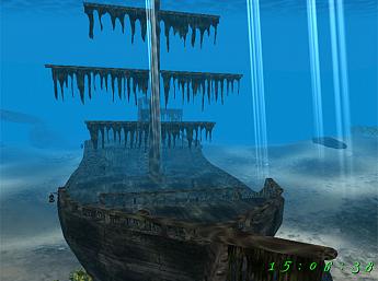 Piratenschiff 3D Bildschirmschoner